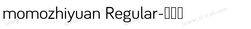 momozhiyuan Regular字体转换